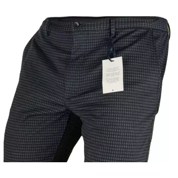 Spodnie Tommy Hilfiger Bleecker męskie MW0MW25836 Iron Grey szare w krateczkę