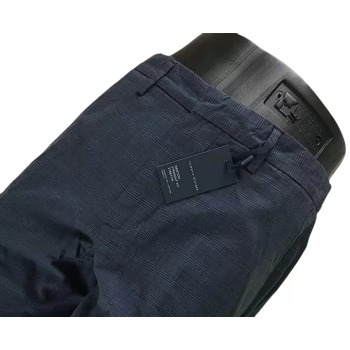 Spodnie Tommy Hilfiger Denton męskie w kratkę Chino MW0MW23561