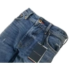 Męskie jeansy Tommy Hilfiger Denton - Straight Fit TH Stretch Authentic - Four Years Repair - MW0MW31105-1BD