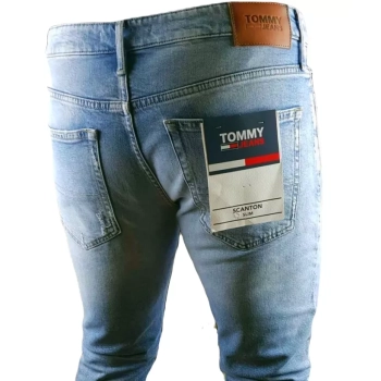 Jeansy męskie Tommy Jeans Scanton - Slim - Denim Light - DM0DM10791-1AB