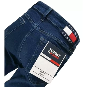 Tommy Jeans Simon jeansy męskie - Skinny - Denim Dark - DM0DM16017-1BJ