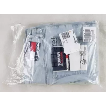 Jeansy męskie Tommy Jeans Simon - Skinny - Denim Light - DM0DM16137 IAB - błękitne