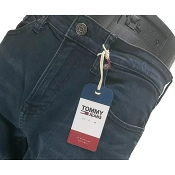 Męskie jeansy Tommy Jeans Steve -DM0DM04424- Cobble Black Comfort