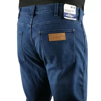 Wrangler jeansy męskie Greensboro - Regular Straight - W15QOC42G Blue Ring