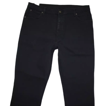 Męskie jeansy Wrangler Regular - Black - W10IRXH80 - czarne klasyczne proste