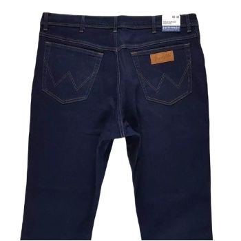 Męskie jeansy Wrangler Texas -Authentic Slim -Day Drifter W12SQ821U -granatowe.