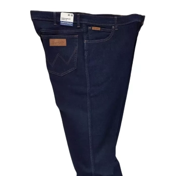 Męskie jeansy Wrangler Texas -Authentic Slim -Day Drifter W12SQ821U -granatowe.