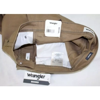 Spodnie Wrangler Texas -Original Straight -Brushed Biscuit W121TA012 beżowe