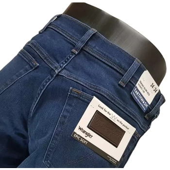 Męskie jeansy Wrangler Texas -Slim W12SCV39Z Blue Silk